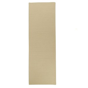 Colonial Mills Reversible Flat-Braid (Rect) Runner - Linen 2'4"x10' - 1 of 2