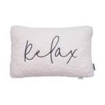 12"x20" Oversize Brenner Plaid 'Relax' Lumbar Throw Pillow - Evergrace