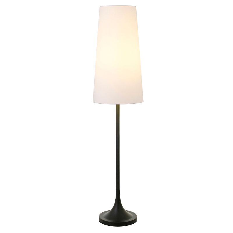 Hampton & Thyme 60" Tall Floor Lamp with Fabric Shade, 4 of 9