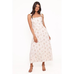 Petal and Pup Women's Clarissa Midi Dress - White Floral 0 : Target