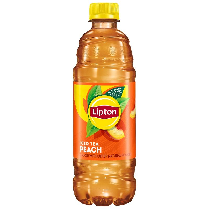 Lipton Peach Iced Tea - 12pk/16.9 fl oz Bottles, 4 of 5
