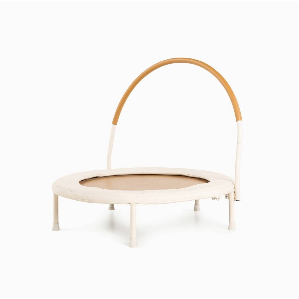 Gathre 36'' Round Easy Store Mini Trampoline - Ivory