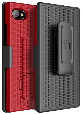 Nakedcellphone Case with Stand and Belt Clip Holster Combo for Unihertz  Titan Slim - Red