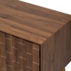 ORRD 70" Mid-Century Modern TV Stand for TVs up to 80 inches, Media Console with Storage Doors, 5 Solid Wood Legs, Entertainment Center - 3 of 4