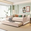 Cozy Teddy Fleece Daybed with Built-in Light & Trundle - Ultimate Comfort - 2 of 4