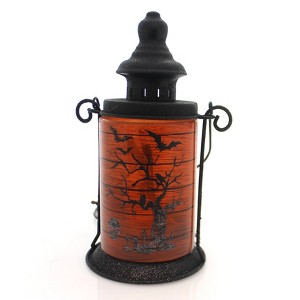 Stony Creek 10.25 In Lighted Metal Lantern Halloween Spooky Novelty Sculpture Lights - 1 of 2