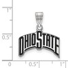 Black Bow Jewelry Sterling Silver Ohio State Buckeyes NCAA Large Pendant - 2 of 3