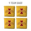 NCAA Iowa State Cyclones 4pk Yellow Toss Game Set - 2 of 4