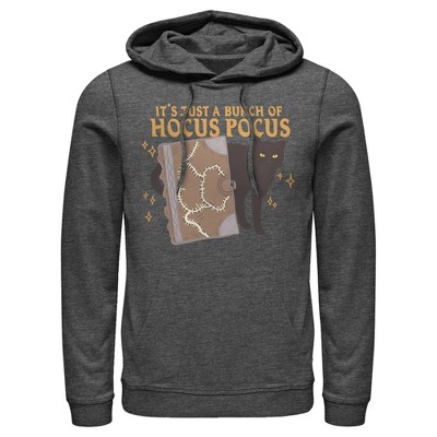 Men's Disney Hocus Pocus Binx Spellbook Pull Over Hoodie