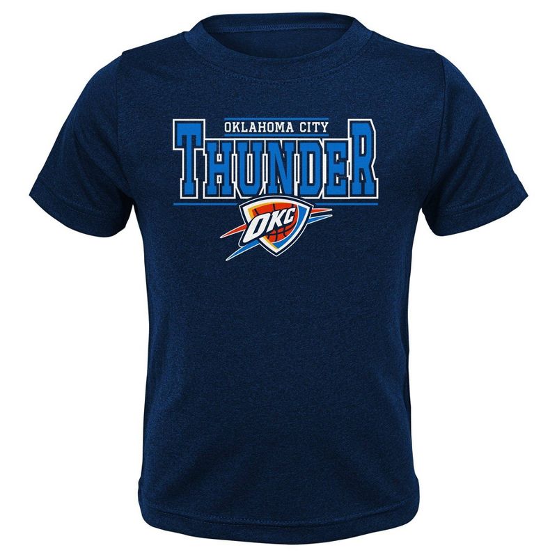 NBA Oklahoma City Thunder Toddler 2pk T-Shirt, 3 of 4