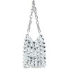 FATMOON Women's Acrylic Transparent Crystal Evening Handbag - Small Square Crossbody Bag with Beaded Detail - 2 of 4