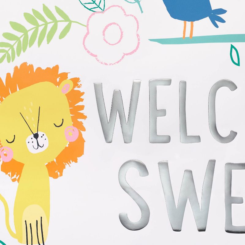 XL &#39;Welcome Sweet Baby&#39; Jungle Colossal Cub Gift Bag - Spritz&#8482;, 3 of 6