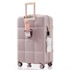 Whisen 3-Piece ABS Hardside Luggage Set with 360° Spinner Wheels, Textured Finish, Side Hooks, Built-in Cup Holder - 2 of 4