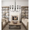 Cal Lighting Fulton Metal Chandelier With Mesh Metal Shade - 3 of 3