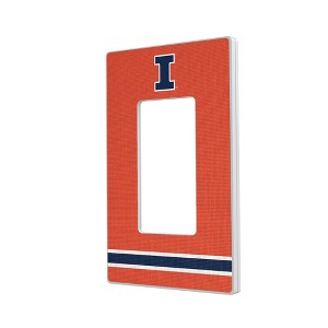 NCAA Big Ten Universities Stripe Hidden-Screw Light Switch Plate for Single Rocker - 1 of 4