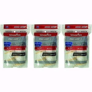 Wooster 4.5" Jumbo-Koter Pro/Doo-Z 1/2" Nap 3 Sets Of 2-Pack Roller Cover # RR303-4.5-3PK - 1 of 3
