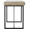 Hilton 3 Drawer Desk - DSK2206 - Rustic Brown/Black - Safavieh - 4 of 4