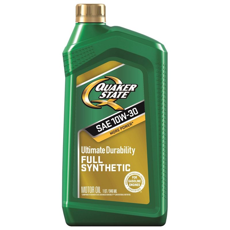 Quaker State 10W30 Synthetic Engine Oil, 1 of 3