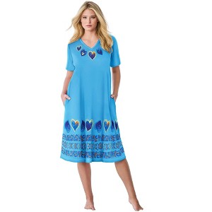 Dreams & Co. Short T-Shirt Lounger - 1 of 4