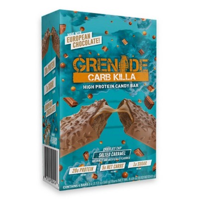 Grenade Carb Killa Salted Caramel Protein Candy Bar - 4pk