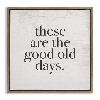 Stupell Industries Good Old Days Family Design, 18" x 18"