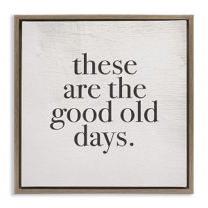 Stupell Industries Good Old Days Family Design, 18" x 18" - 1 of 4