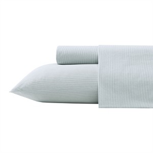 Tommy Bahama Island Cays Stripe Blue Queen Sheet Set - 1 of 4