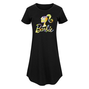 Women's - Barbie - Easter Graphic T-shirt Dress - 1 of 4