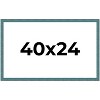 PosterPalooza | Simple Blue Picture Frame - UV Acrylic, Backing Board, Hanging Hardware Included - 2 of 4
