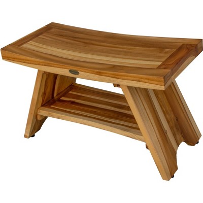 Teak bench best sale for shower costco