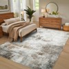 Indoor Modern Abstract Non Slip Area Rugs, Washable Low Pile Contemporary Floor Carpet for Home Office - 3 of 4