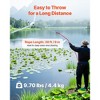 VEVOR Lake Weed Cutter, Pond Aquatic Plant Cutting Tool with 62 in Max. Cut Width, Sharp and Heavy-Duty Steel Blades, with 30 ft Throw Rope,Silver - 4 of 4
