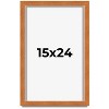 PosterPalooza | Flat Brown Picture Frame - UV Acrylic, Foam Board Backing, Hanging Hardware - 2 of 4