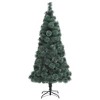 Aghana Digitals 150cm PET Artificial Christmas Tree with Steel Base, 150 White-Tipped Branches, - 2 of 4