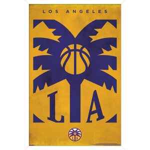 Trends International WNBA Los Angeles Sparks - Logo 25 Framed Wall Poster Prints - 1 of 4