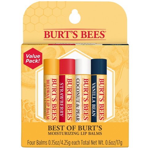 Burt's Bees® Lip Balm - Multipack - 4ct : Target