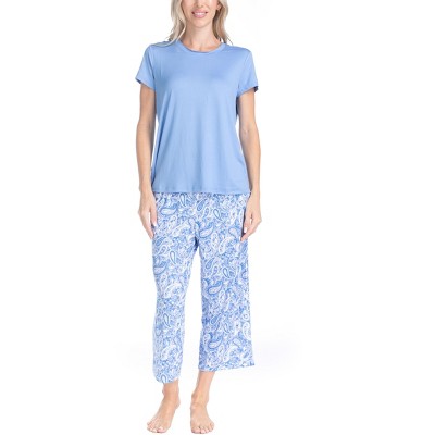 MUK LUKS Women's All Mixed Up 4 Piece Pajama Set