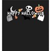 Kids Halloween Cartoon Icons Adult Crew Neck Long Sleee Tee - 2 of 2