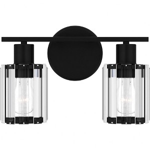Quoizel Lighting Isla 2 - Light Vanity in  Matte Black - 1 of 4
