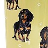 E & S Imports 7.0 Inch Dachshund Black Serengeti Tumbler Hot Or Cold Drinks Tumblers - 3 of 3