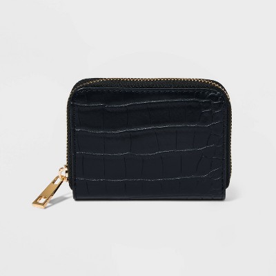 Small Zip Wallet - A New Day™ Black : Target