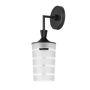 Maxim Lighting Copacabana 1 - Light Wall Light in  Black - 1 of 3