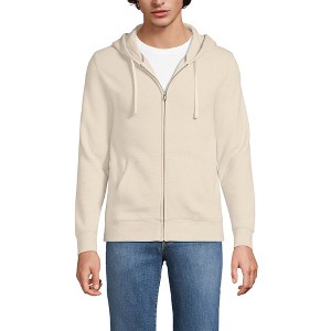 Lands' End Men's Serious Sweats Full Zip Hoodie - 1 of 3