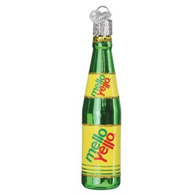 Old World Christmas 4.25 In Mello Yello Bottle Ornament Lemon Lime Coca-Cola Coke Tree Ornaments