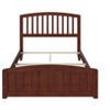 AFI Furnishings Richmond Full Traditional Bed with Matching Footboard and Turbo Charger in Walnut - 4 of 4