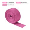 Unique Bargains Flexible Tight Weave Flat Nylon Webbing Strap for Luggage-rack Light Rose Red - 2 of 3