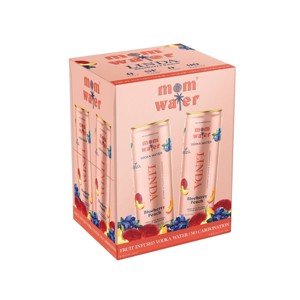 Mom Water Blueberry Peach - Linda - 4pk/355ml Cans - 1 of 4