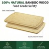 Extra Large Bamboo Cutting Board, Reversible Curved Butcher Block with Deep Juice Groove - 3 of 4