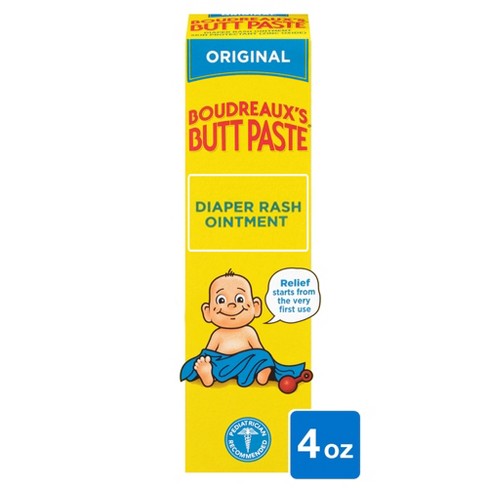 Boudreaux's Butt Paste Baby Diaper Rash Cream Original Strength - 4oz ...