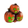 Morris Costumes 10.75 in Light-Up Jack-O-Lantern Trio - Orange - image 2 of 2